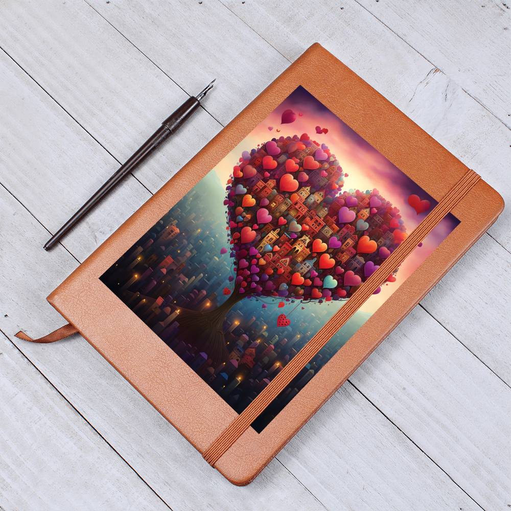 Valentine's Day Art 089 - Vegan Leather Journal