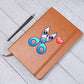 Cute Back to School Sticker 044 - Vegan Leather Journal