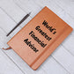 World's Greatest Financial Advisor v1 - Vegan Leather Journal