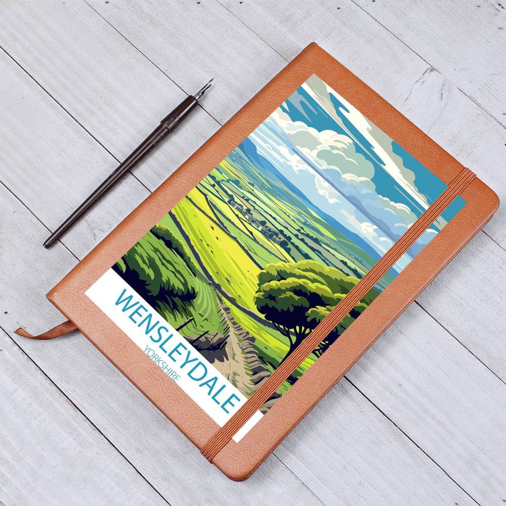 Famous Travel Destinations - Wensleydale, Yorkshire, England - Vegan Leather Journal