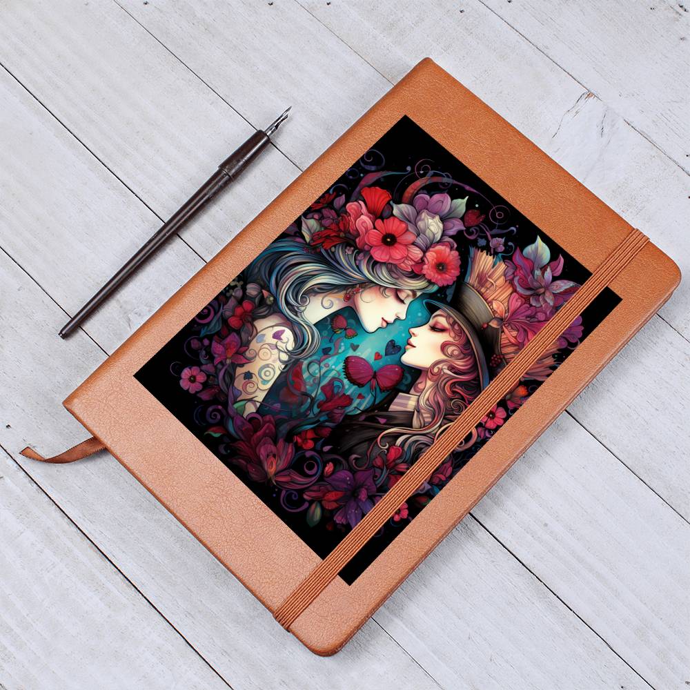 Valentine's Day Art 382 - Vegan Leather Journal