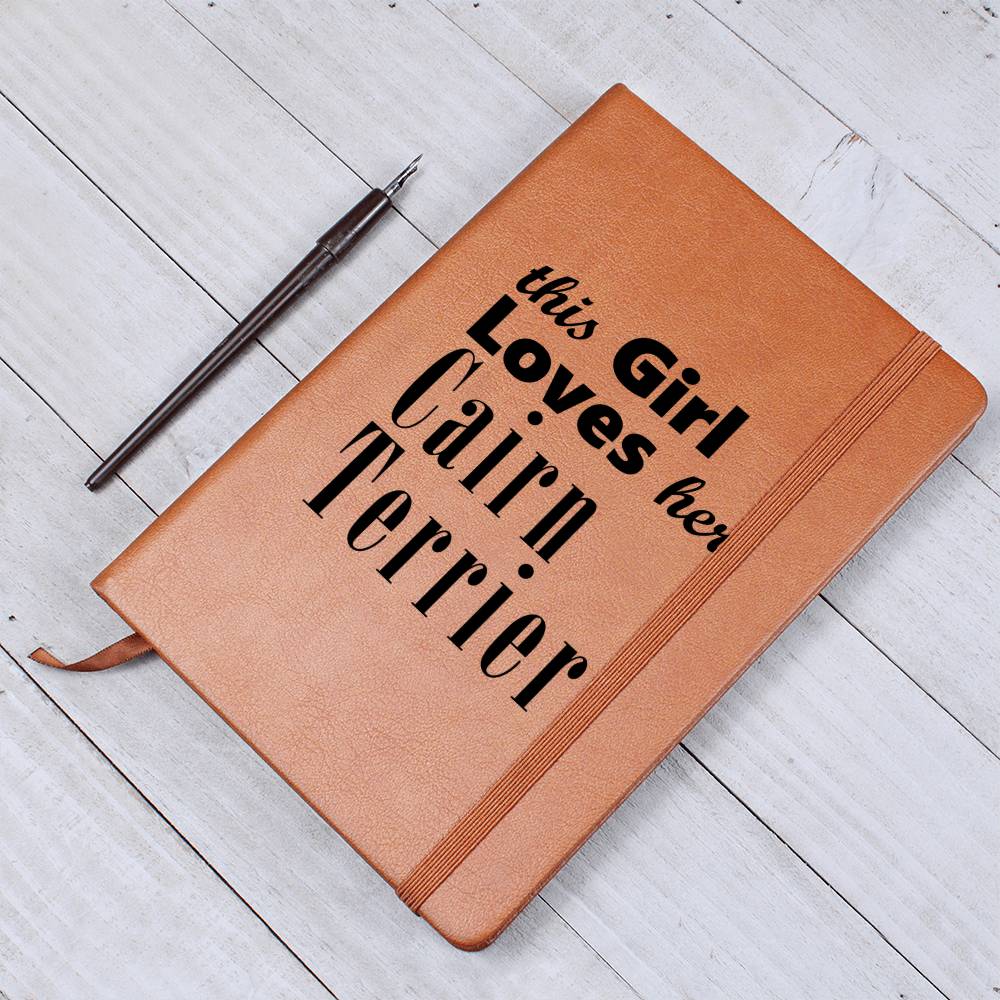 Cairn Terrier - Vegan Leather Journal