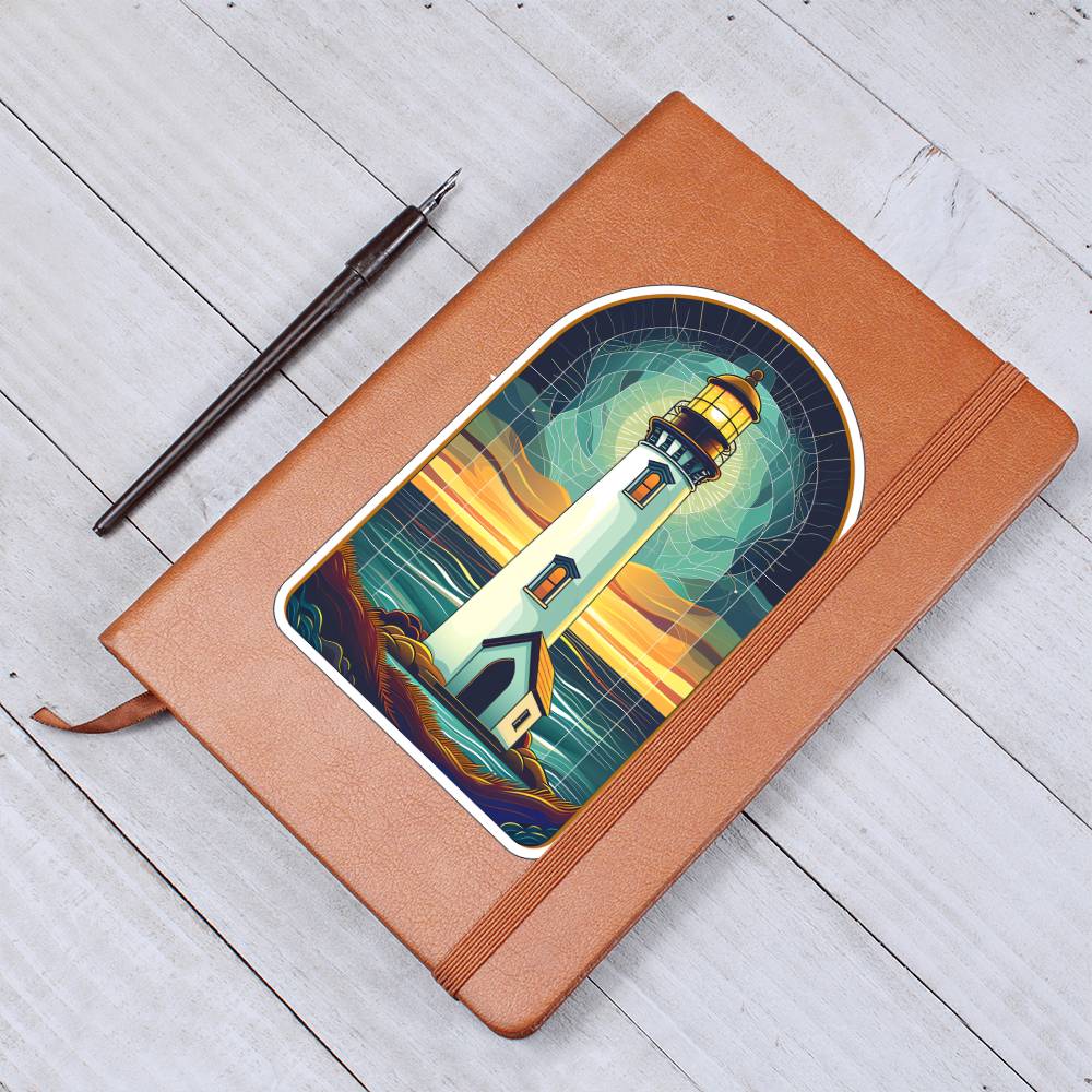 Minimalist BOHO Art 014 - Vegan Leather Journal