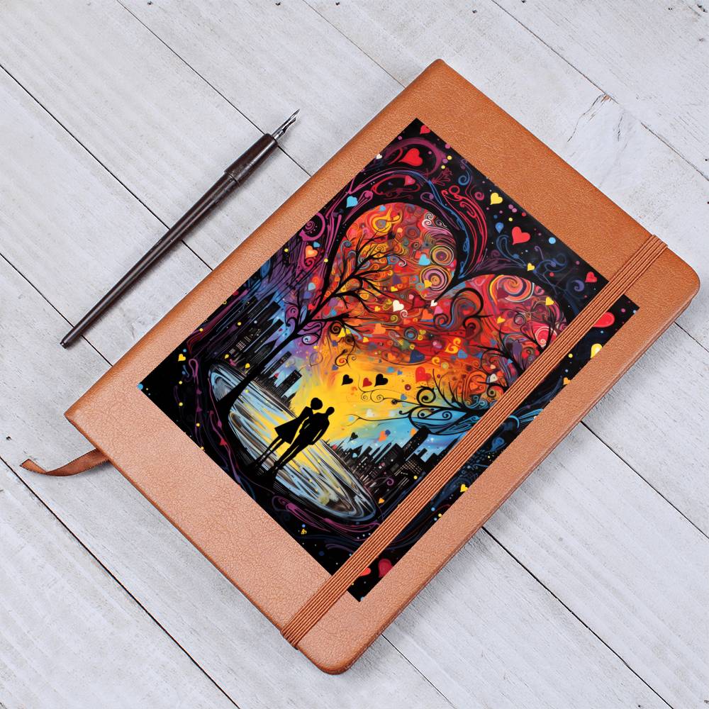 Valentine's Day Art 160 - Vegan Leather Journal