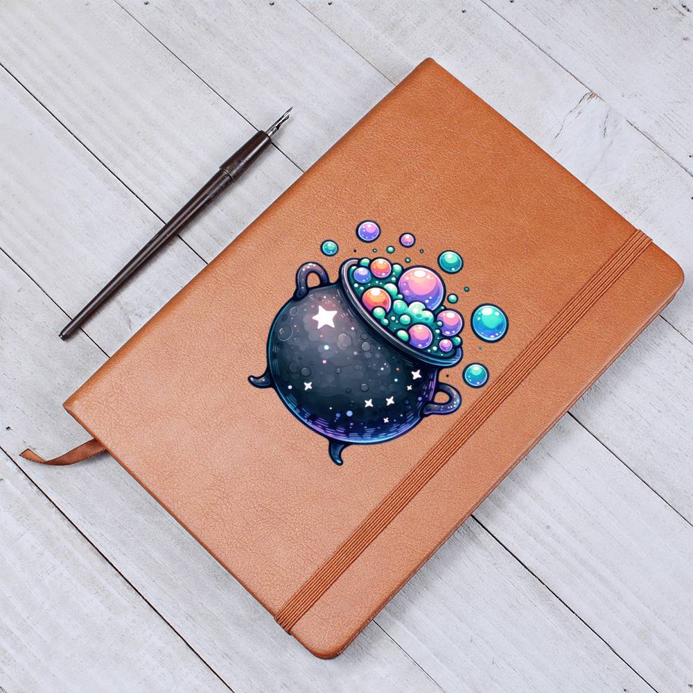 Cute Halloween Sticker 076 - Vegan Leather Journal
