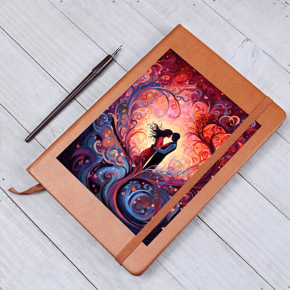 Valentine's Day Art 481 - Vegan Leather Journal