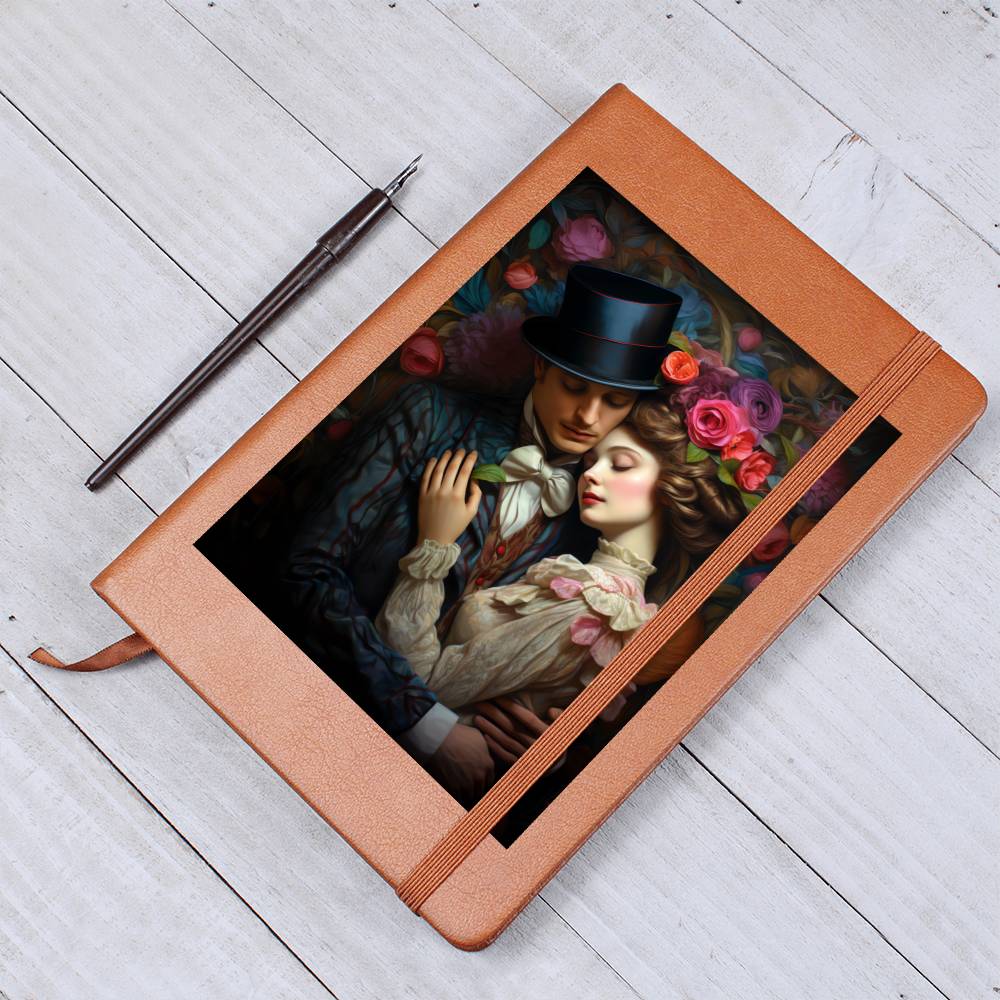 Valentine's Day Art 052 - Vegan Leather Journal