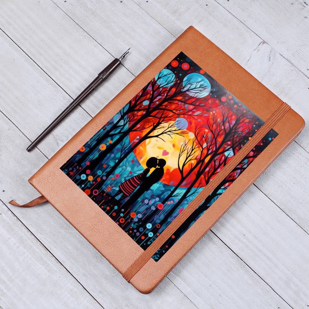 Valentine's Day Art 011 - Vegan Leather Journal