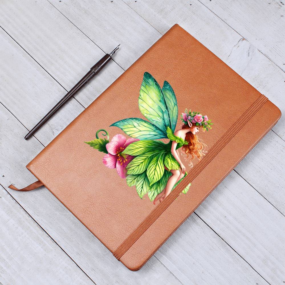 Magical Nature Forest Fairy 10 - Vegan Leather Journal