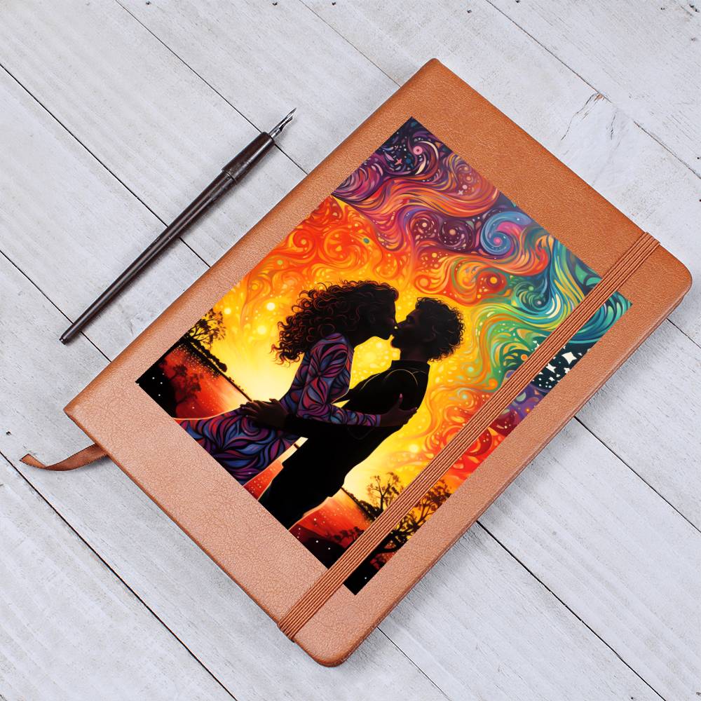 Valentine's Day Art 015 - Vegan Leather Journal