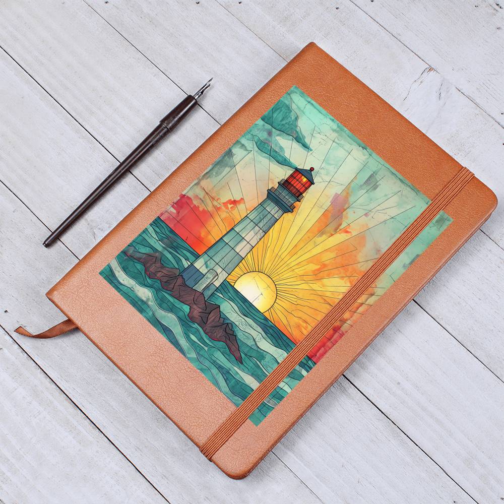 Minimalist BOHO Art 032 - Vegan Leather Journal