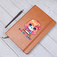 Cute Back to School Sticker 031 - Vegan Leather Journal