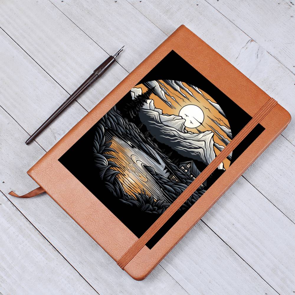 Minimalist BOHO Art 063 - Vegan Leather Journal