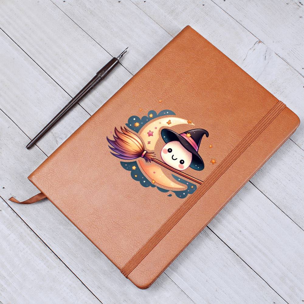 Cute Halloween Sticker 038 - Vegan Leather Journal