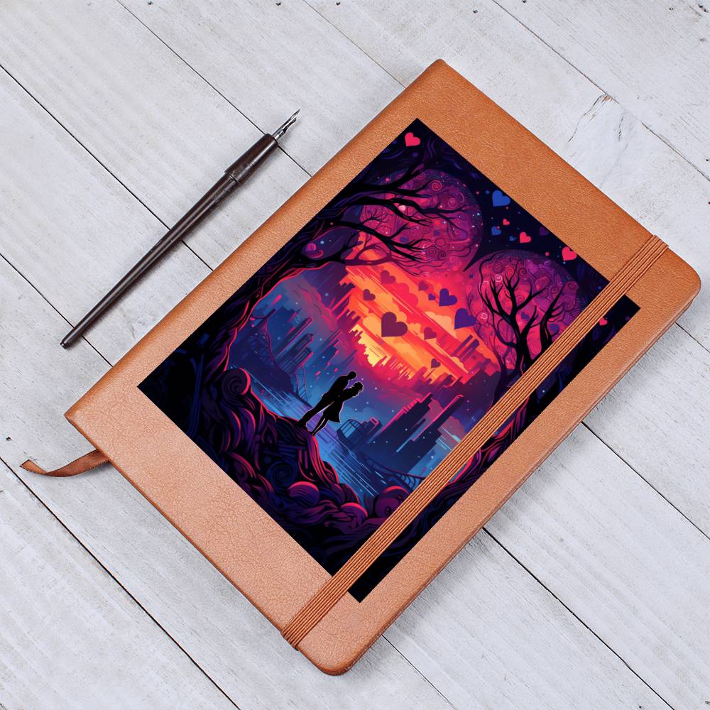Valentine's Day Art 276 - Vegan Leather Journal
