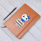 Cute Back to School Sticker 015 - Vegan Leather Journal