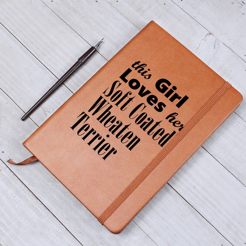 Soft Coated Wheaten Terrier - Vegan Leather Journal