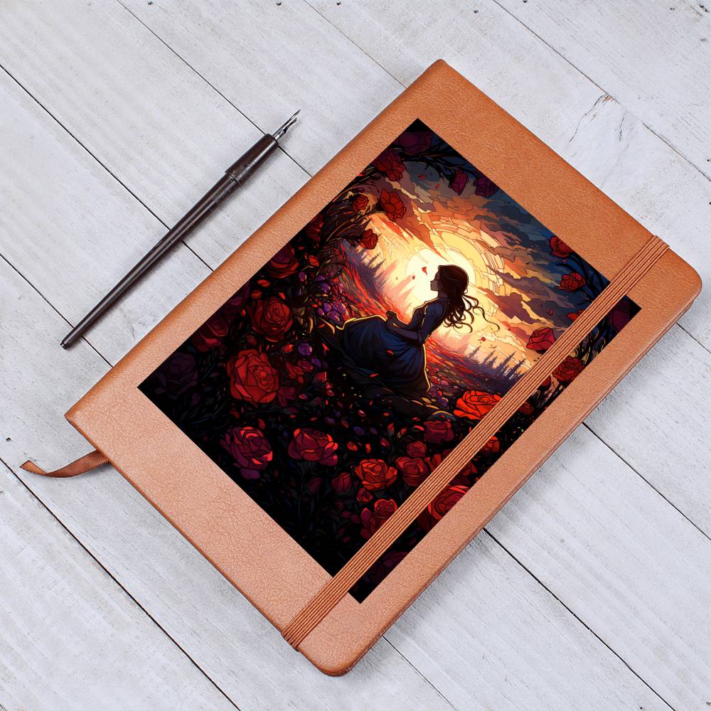 Valentine's Day Art 338 - Vegan Leather Journal