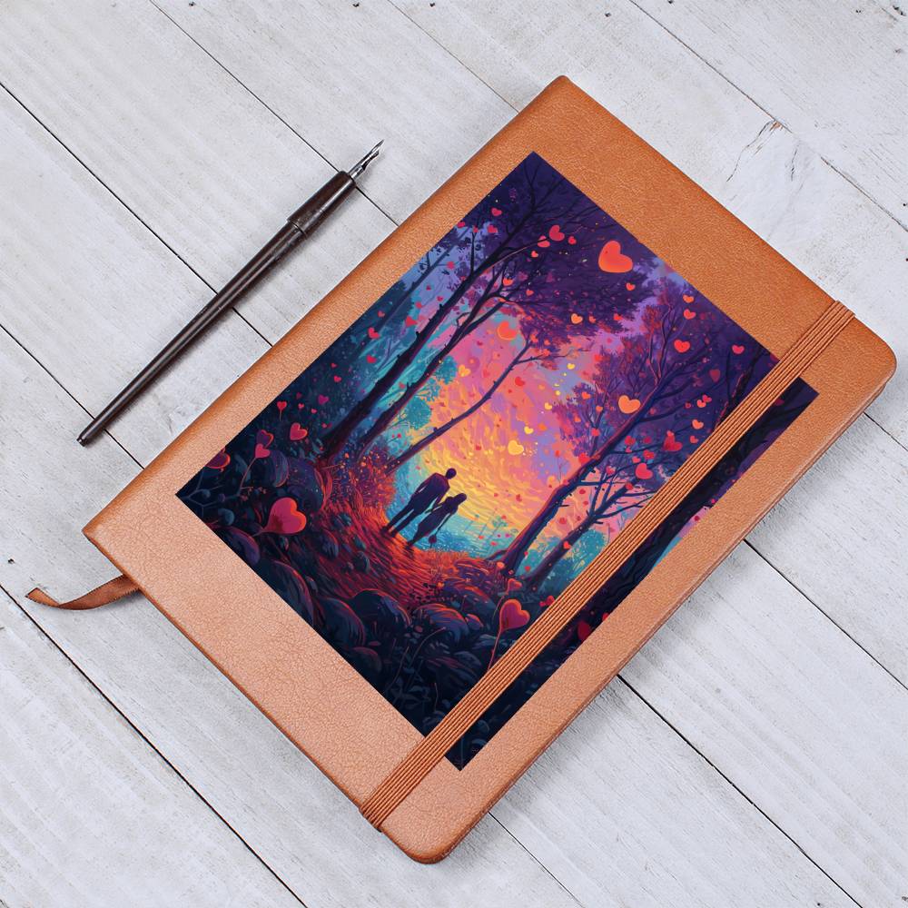 Valentine's Day Art 228 - Vegan Leather Journal