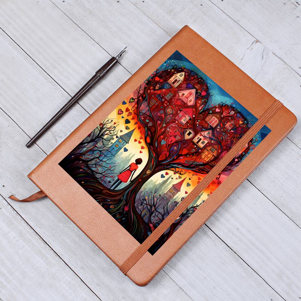 Valentine's Day Art 436 - Vegan Leather Journal