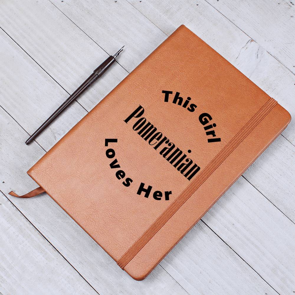 Pomeranian v2 - Vegan Leather Journal