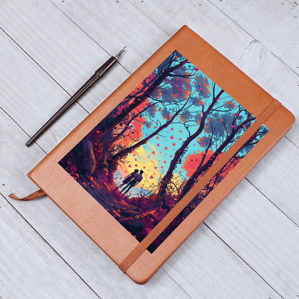 Valentine's Day Art 230 - Vegan Leather Journal