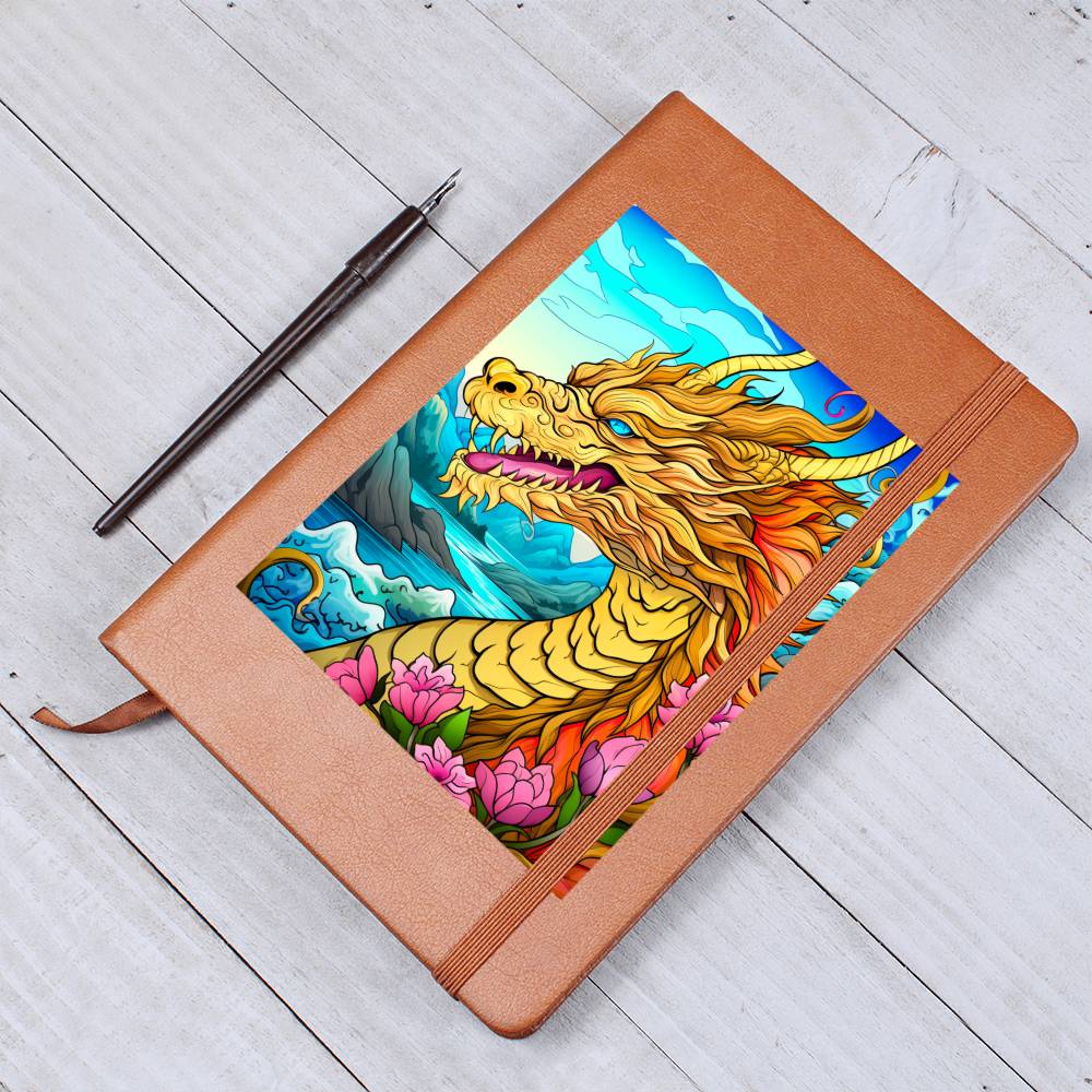 Majestic Dragon 021 - Vegan Leather Journal