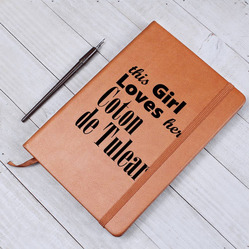 Coton de Tulear - Vegan Leather Journal