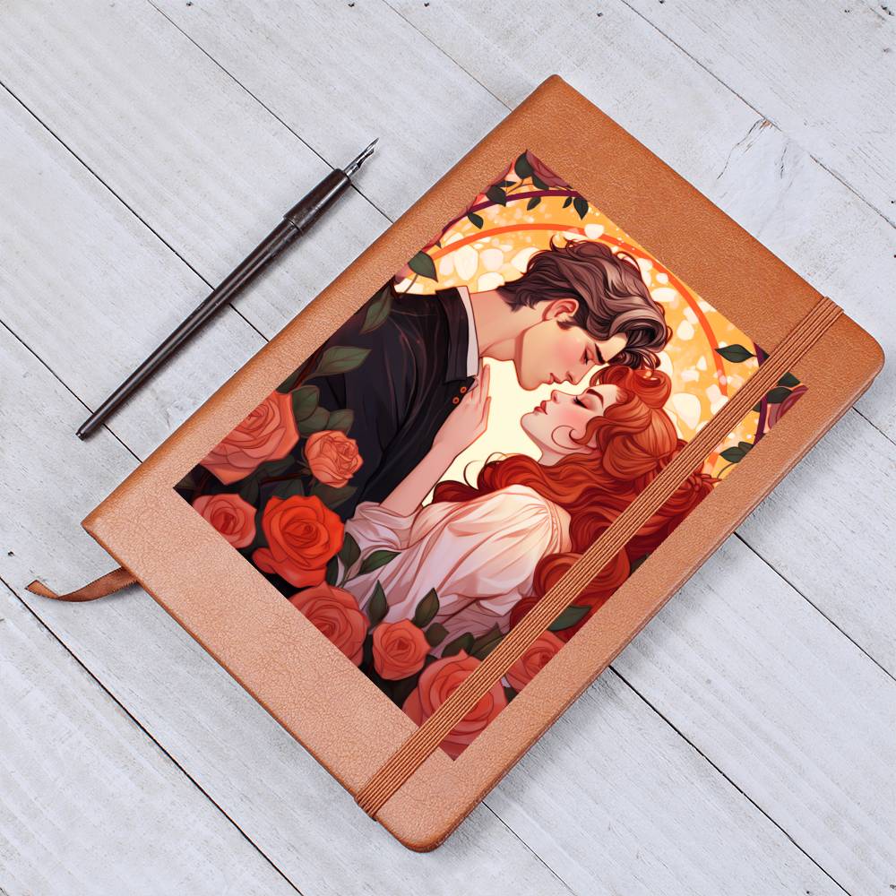 Valentine's Day Art 357 - Vegan Leather Journal