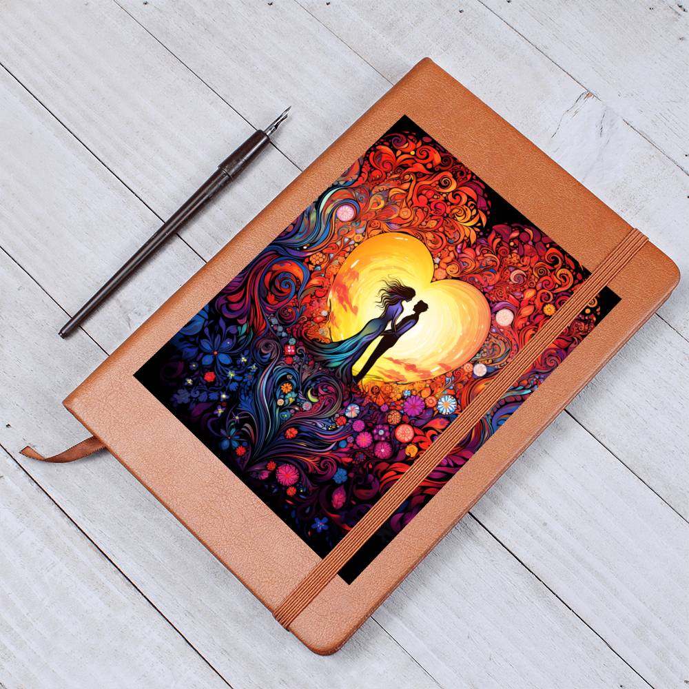 Valentine's Day Art 283 - Vegan Leather Journal