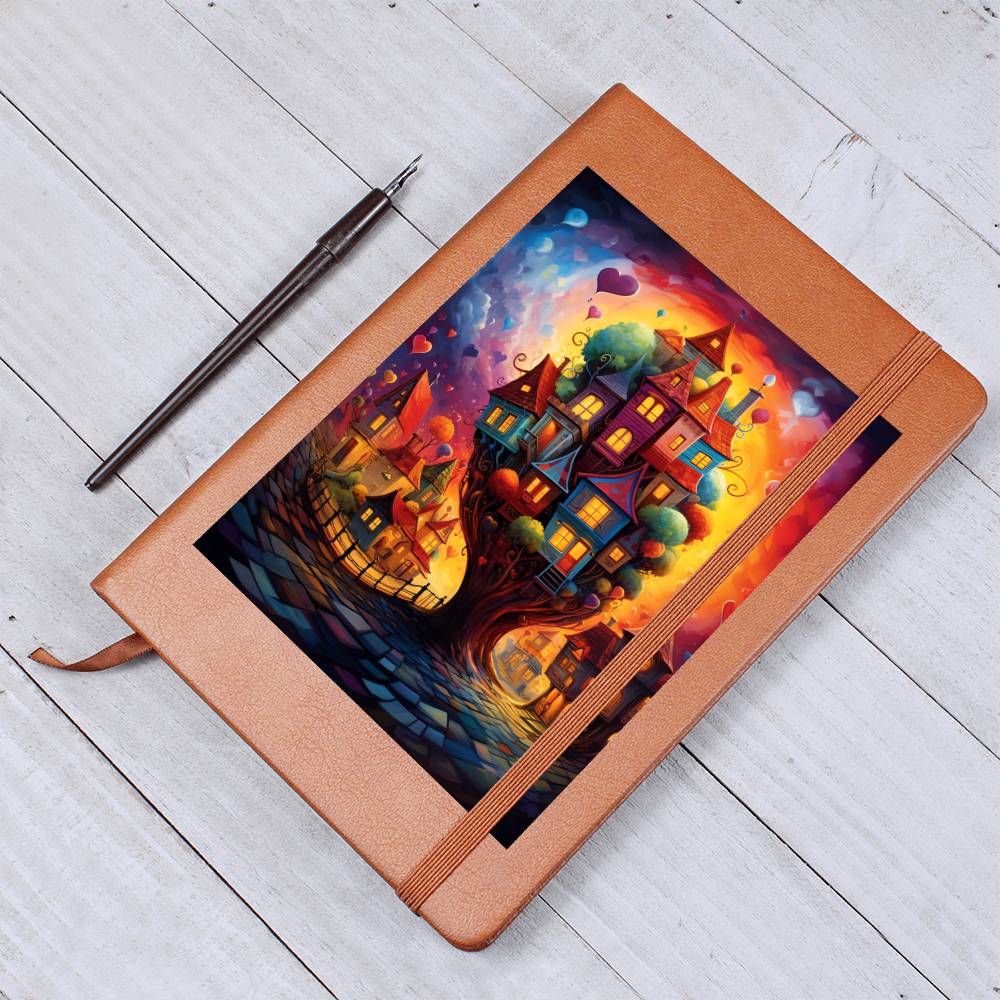 Valentine's Day Art 231 - Vegan Leather Journal