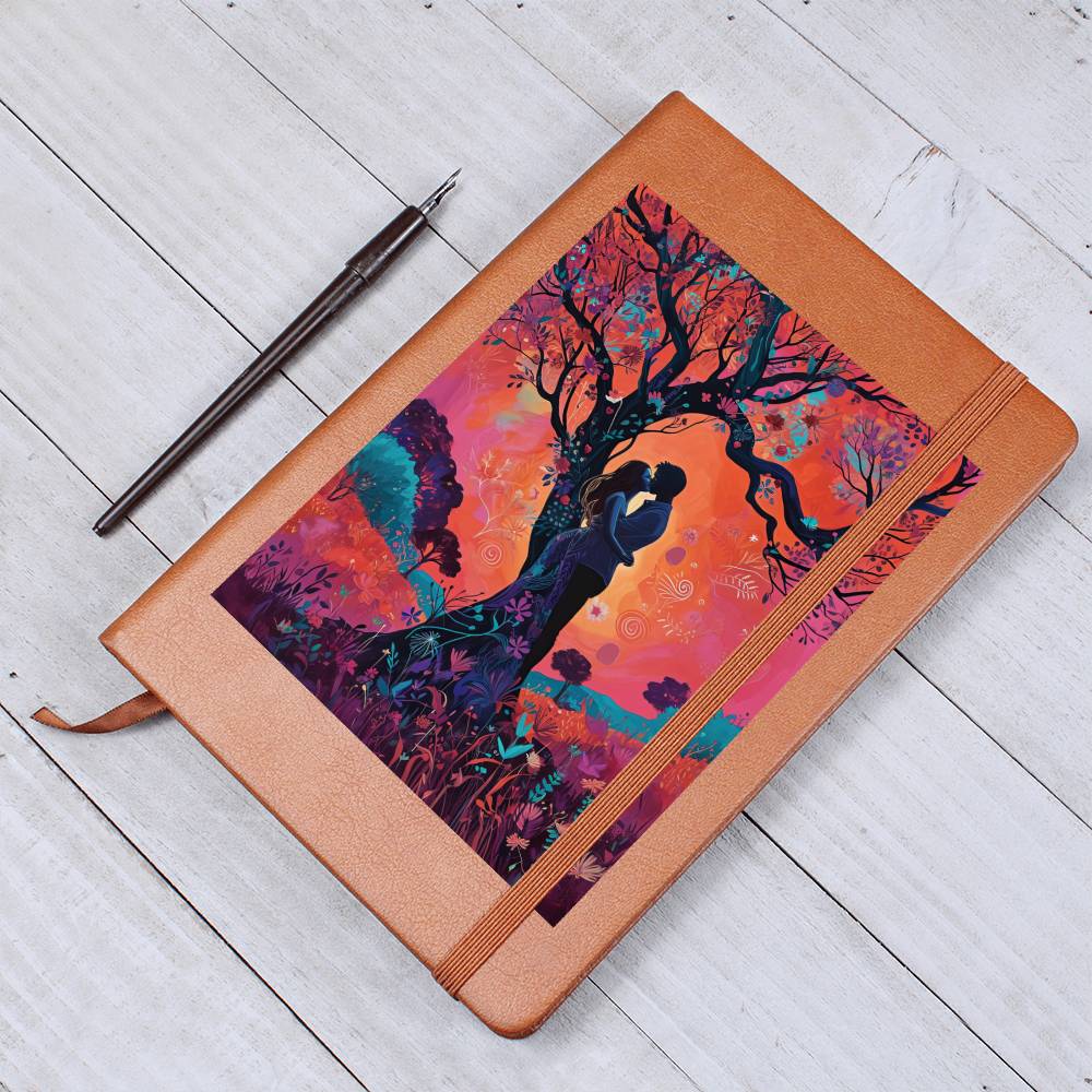 Valentine's Day Art 427 - Vegan Leather Journal