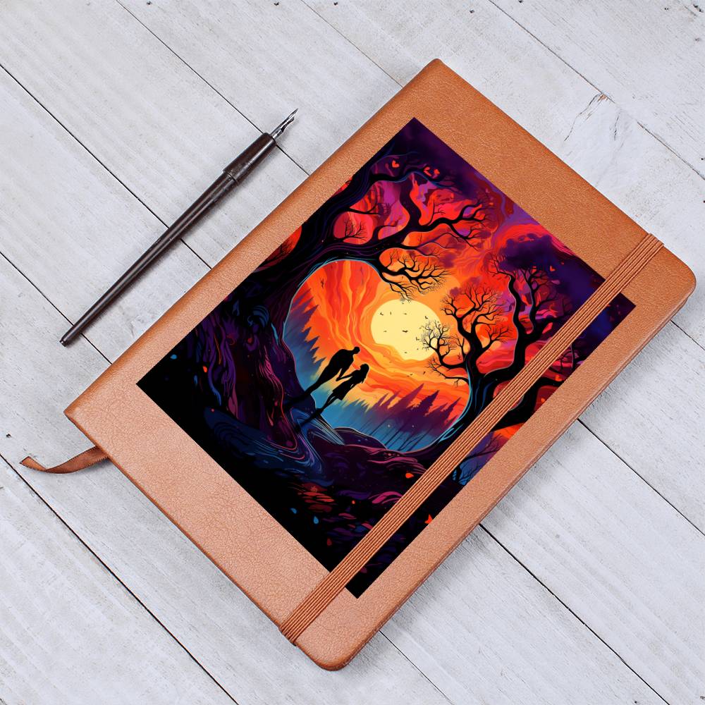 Valentine's Day Art 232 - Vegan Leather Journal