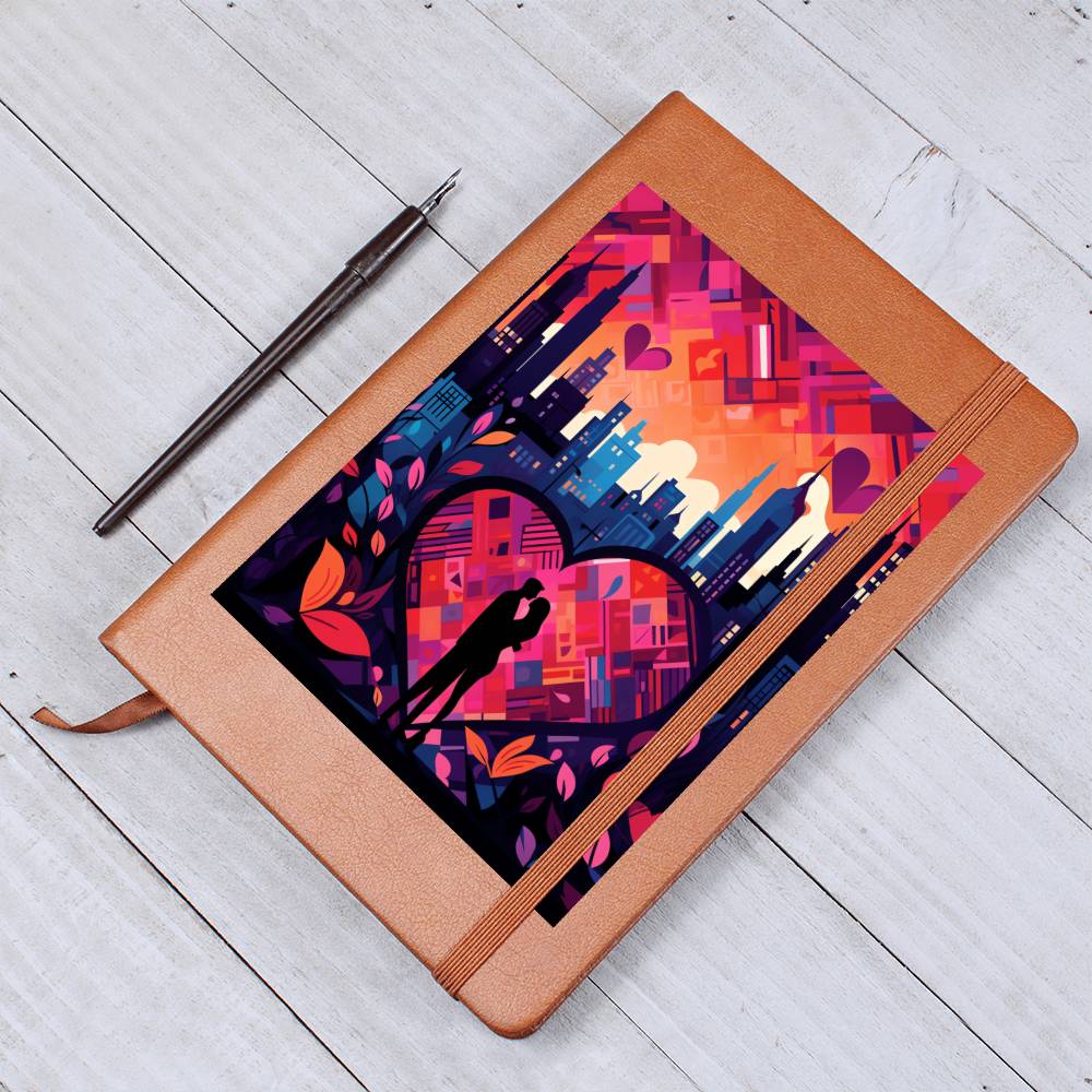 Valentine's Day Art 396 - Vegan Leather Journal