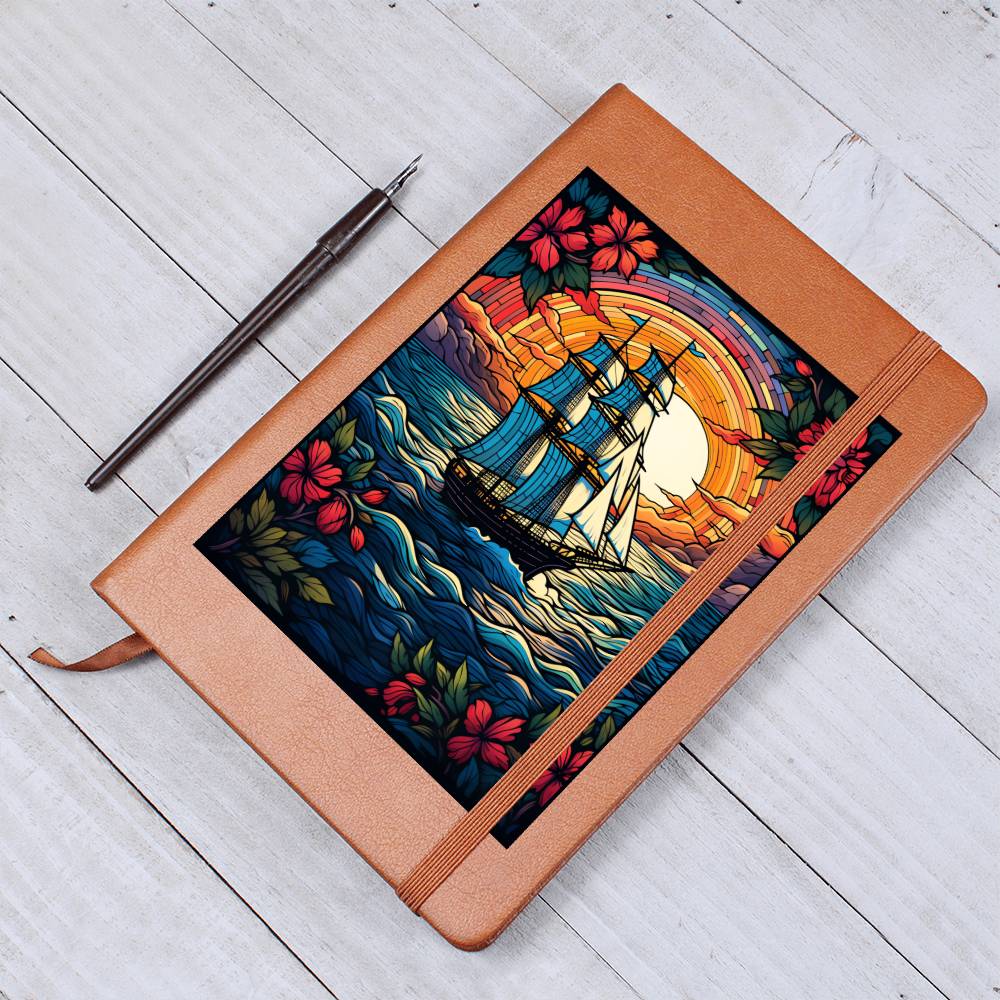 Minimalist BOHO Art 113 - Vegan Leather Journal