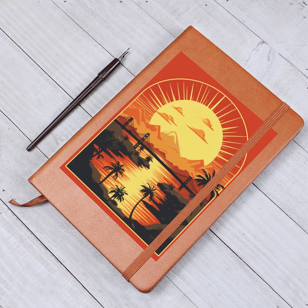Minimalist BOHO Art 136 - Vegan Leather Journal