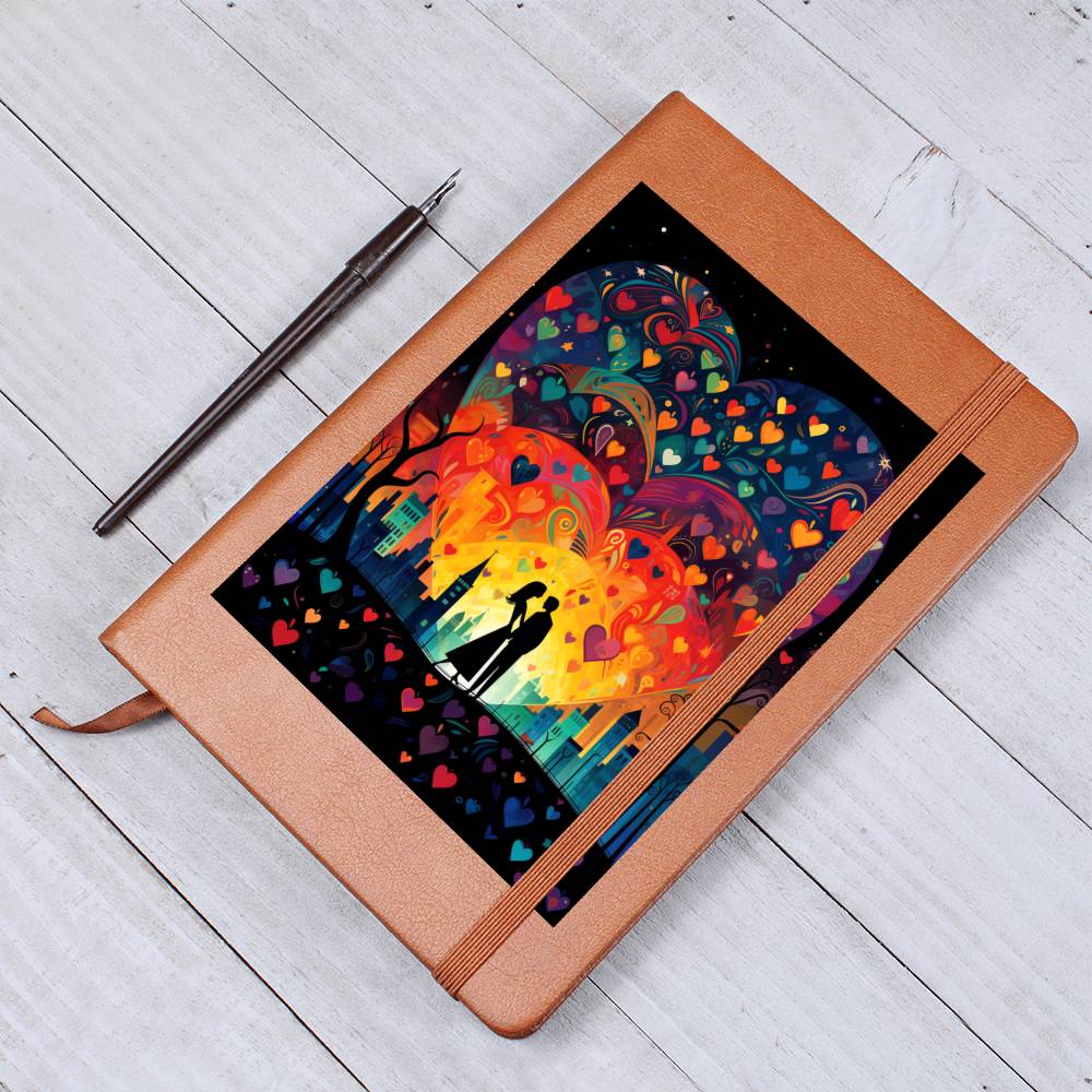 Valentine's Day Art 159 - Vegan Leather Journal