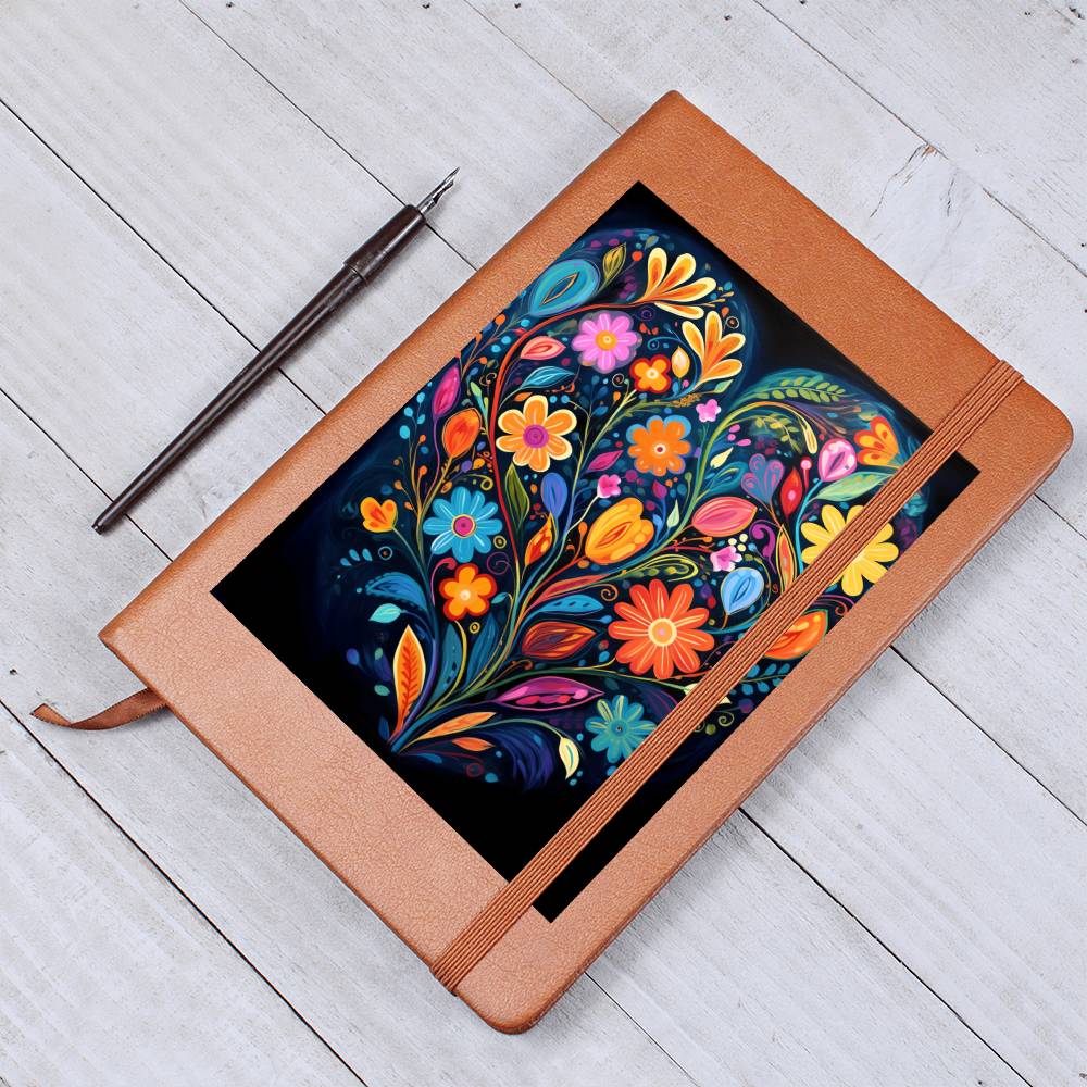 Valentine's Day Art 133 - Vegan Leather Journal