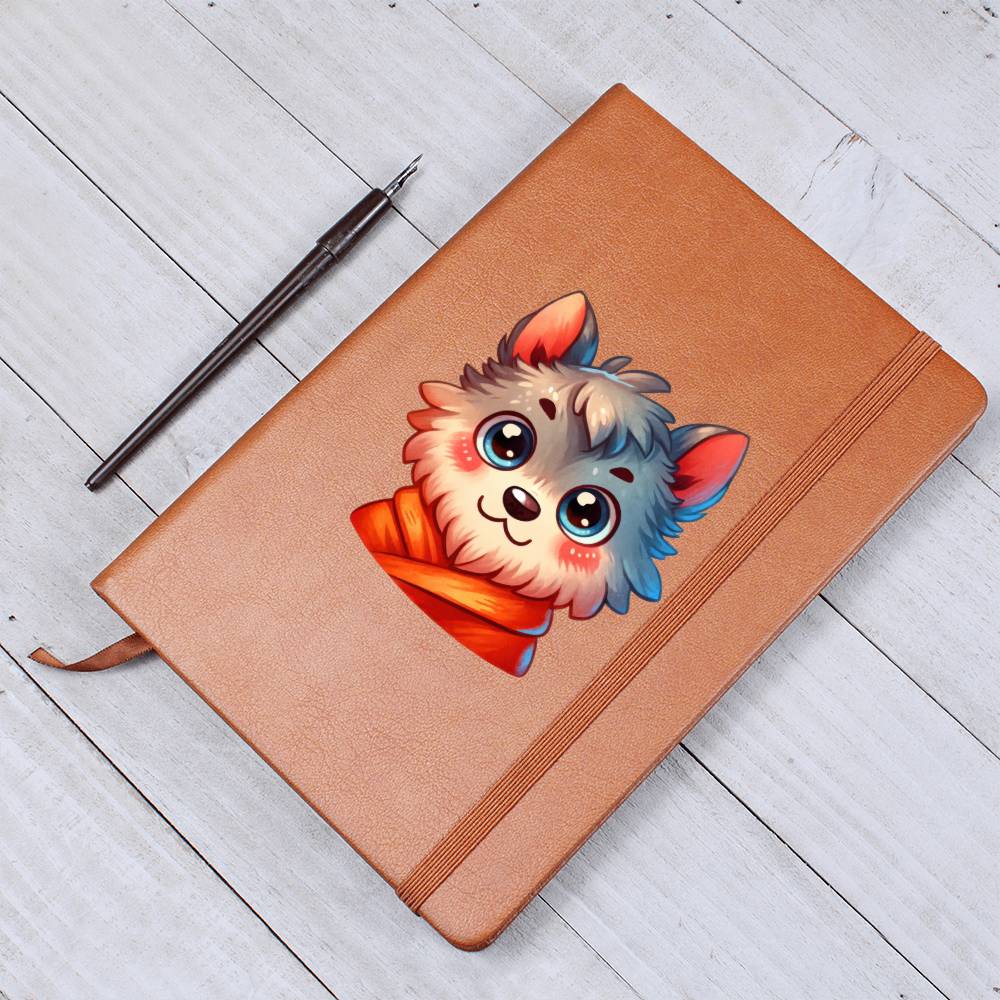 Cute Halloween Sticker 080 - Vegan Leather Journal