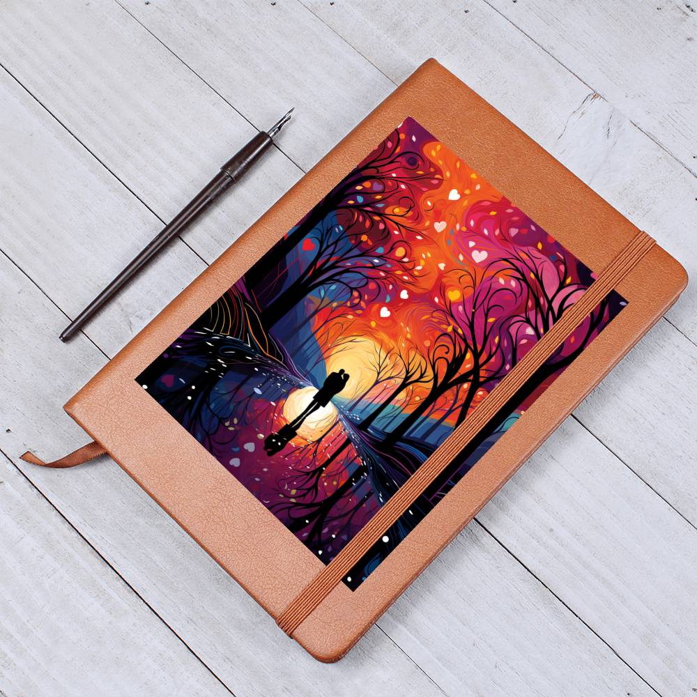 Valentine's Day Art 140 - Vegan Leather Journal