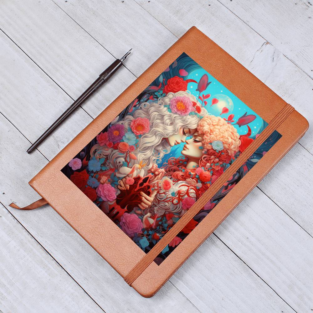Valentine's Day Art 162 - Vegan Leather Journal