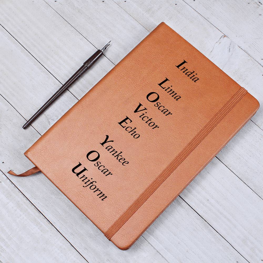 I Love You - Vegan Leather Journal