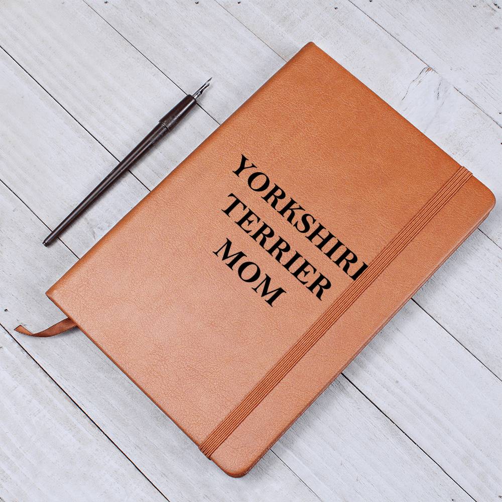 Yorkshire Terrier Mom - Vegan Leather Journal