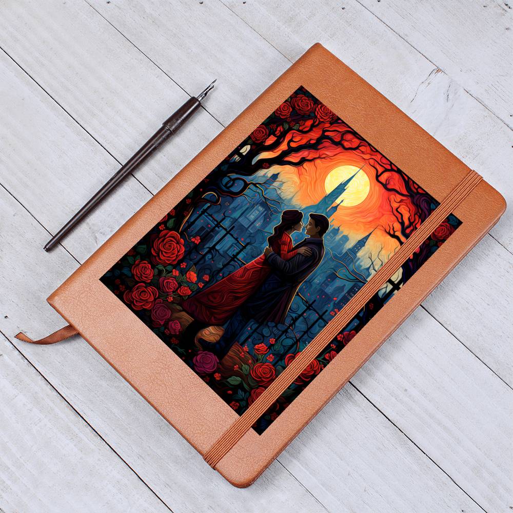 Valentine's Day Art 037 - Vegan Leather Journal