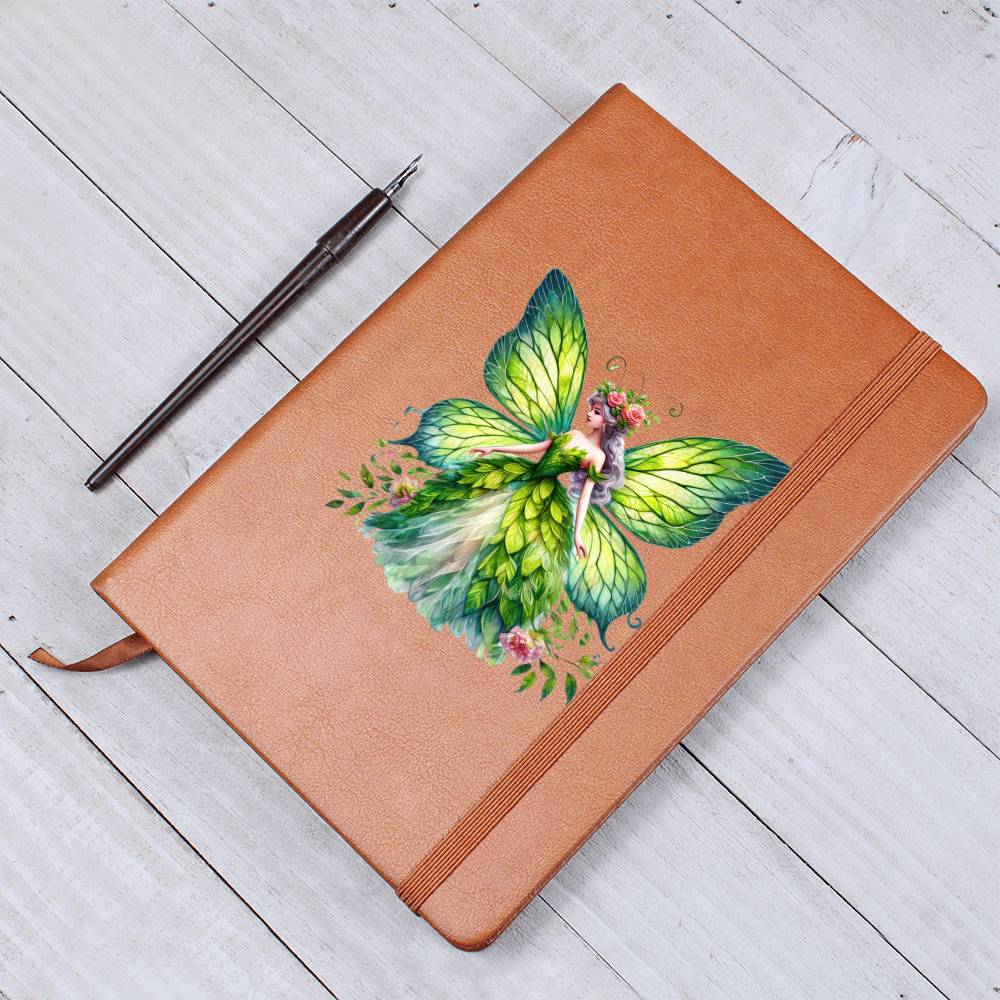Magical Nature Forest Fairy 21 - Vegan Leather Journal