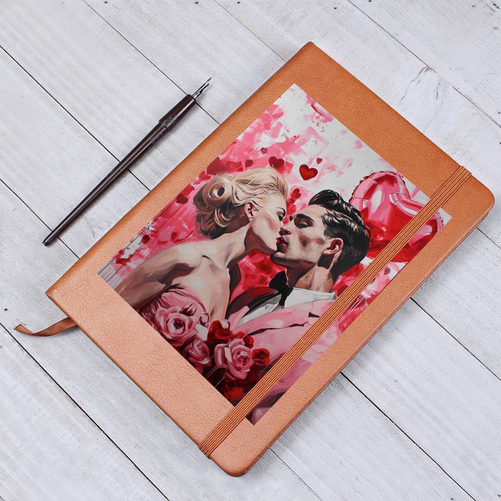 Valentine's Day Art 126 - Vegan Leather Journal