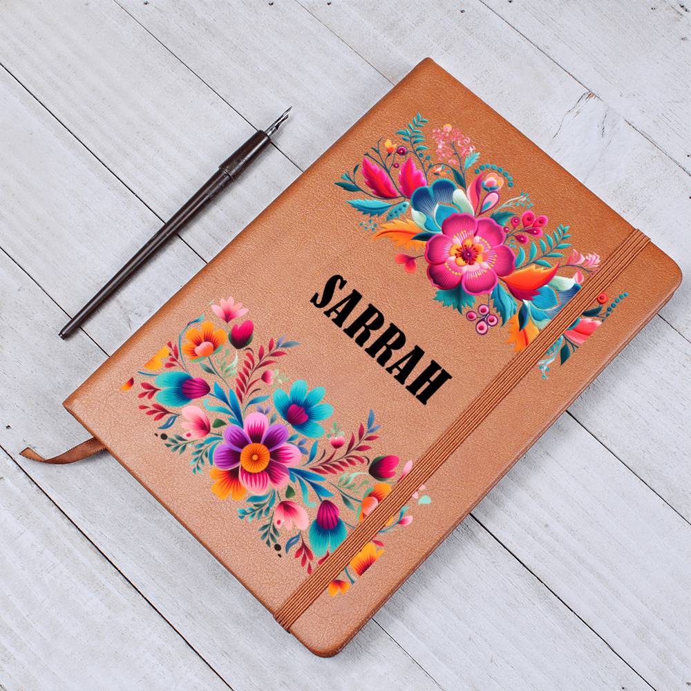 Sarrah (Mexican Flowers 2) - Vegan Leather Journal