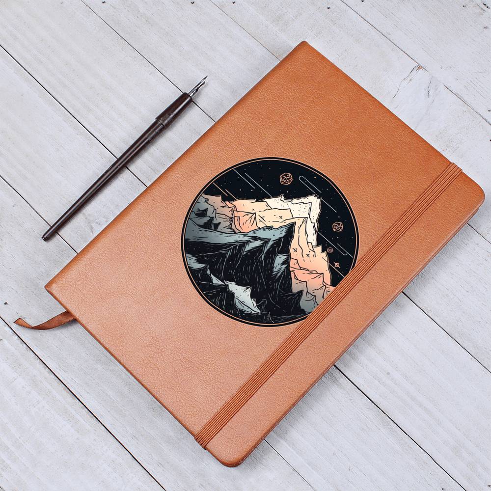 Minimalist BOHO Art 017 - Vegan Leather Journal