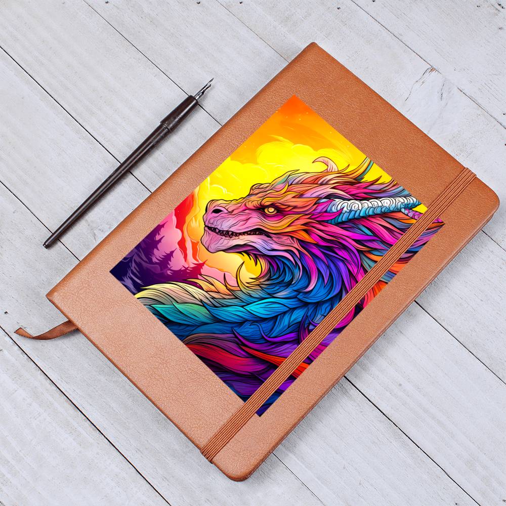 Majestic Dragon 033 - Vegan Leather Journal