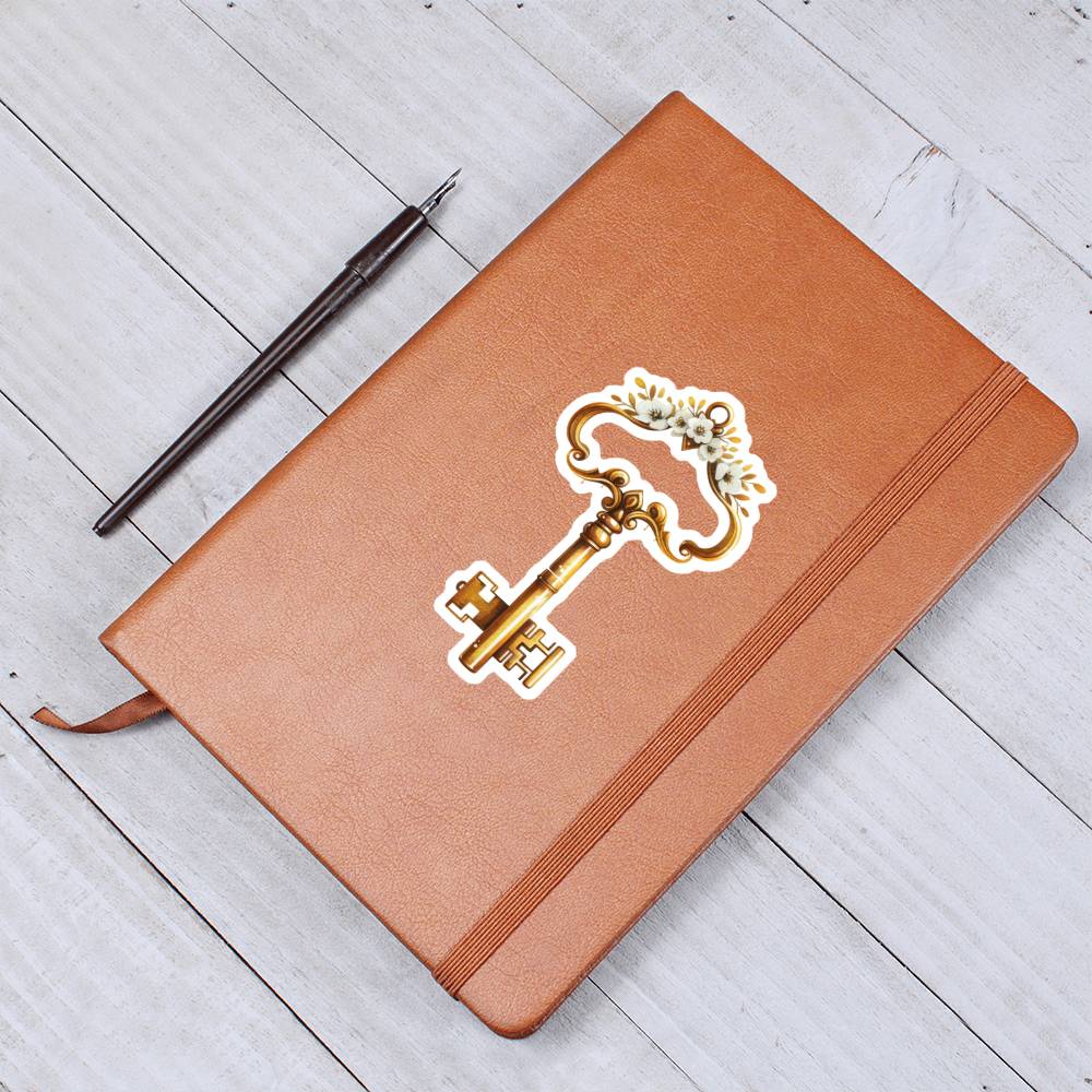 Luxury Wedding Decor Sticker 062 - Vegan Leather Journal